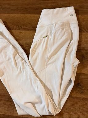 Athleta White High-Waist Leggings